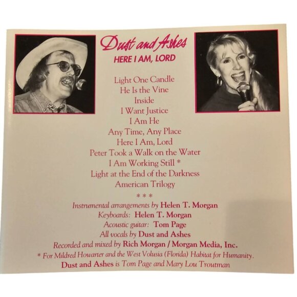 Dust & Ashes Here I Am Lord CD Album Christian Music Spiritual  37738cd - Picture 2 of 2